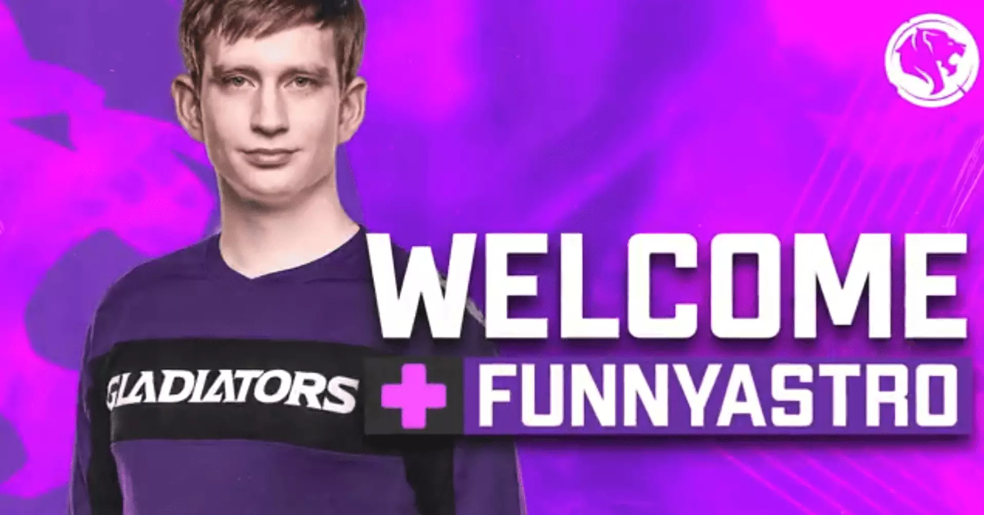 Gladiators sign FunnyAstro