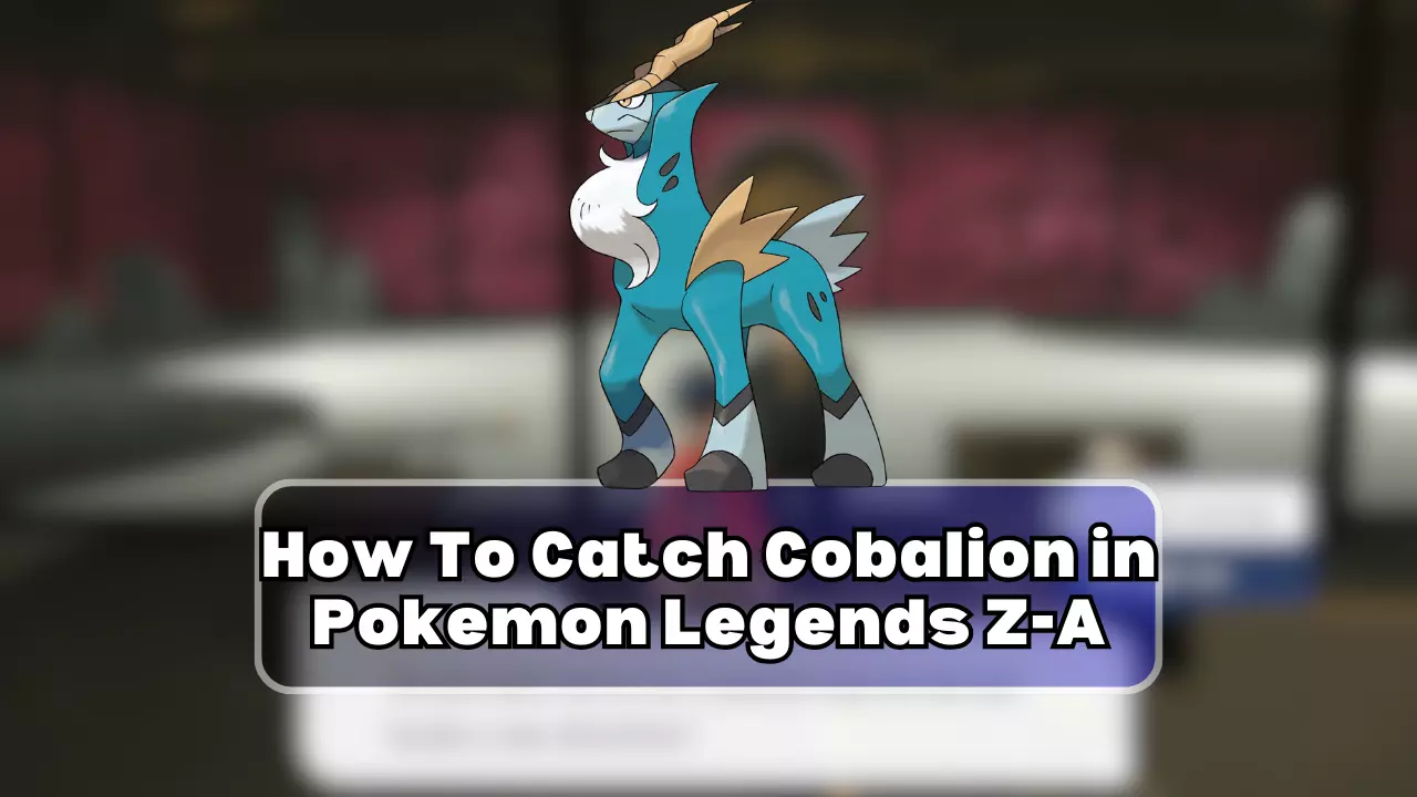 Cobalion in Pokemon Legends Z-A
